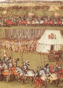 Cavalry and pikemen assembled at Therouanne in 1513 for the meeting between Henry VIII and the Emperor Maximilian I unknow artist